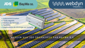 Webdyn sera présent aux Journées du Solaire