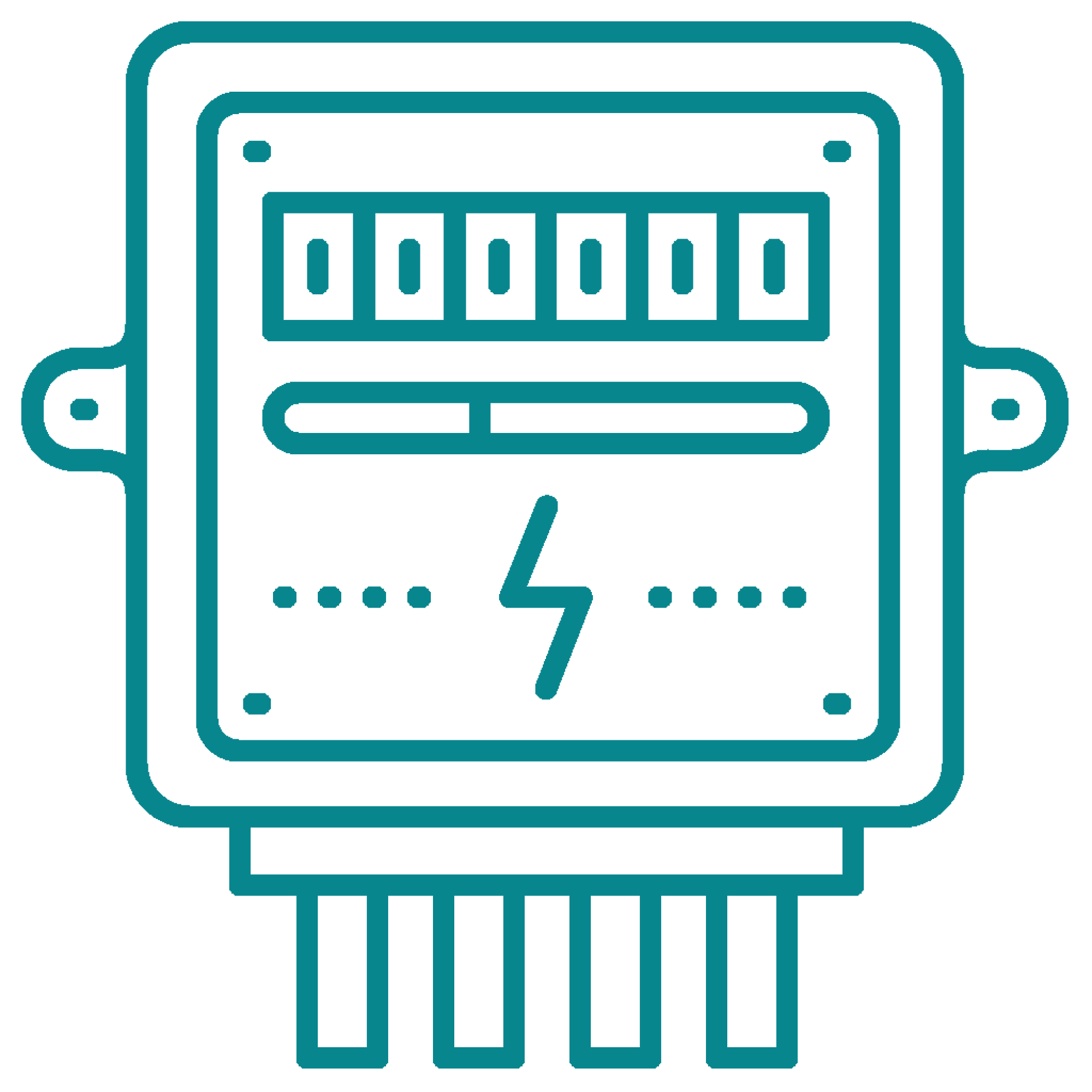 ELECTRIC METER GREEN